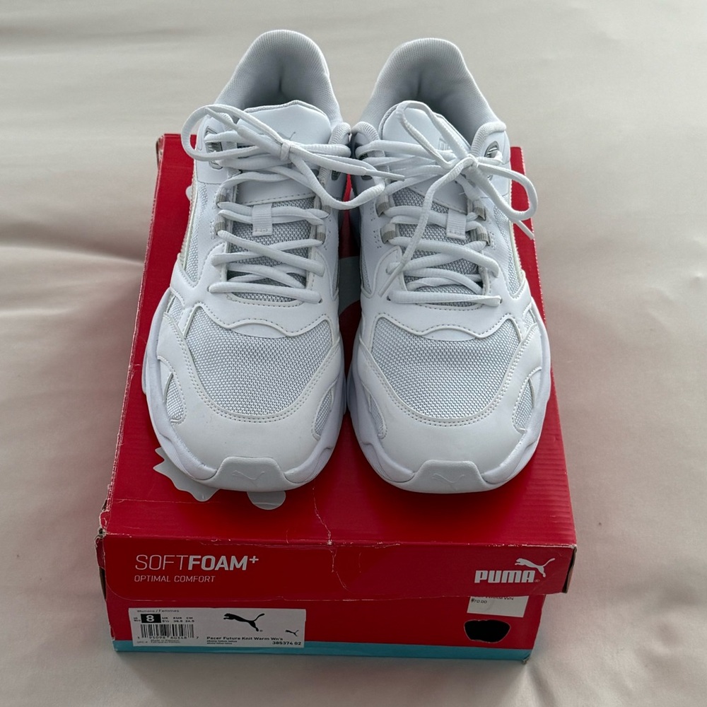 Puma White Pacer Future Sneakers